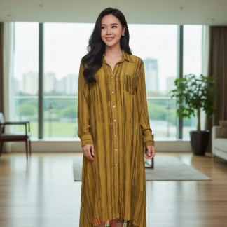 ROBERTA LLT43 silk shirt dress